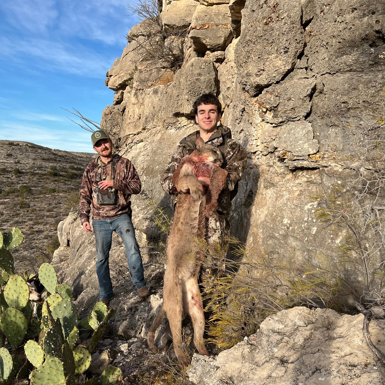 Mountain Lion Hunts at Buck Moon on the Pecos